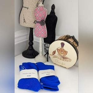 Dame Blue Socks for Sex 2 pairs NWT